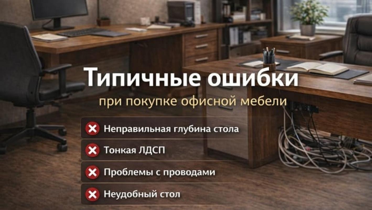 Типичные ошибки при покупке офисной мебели